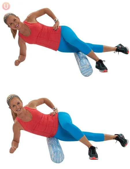 Gentle ITB Stretch with a Foam Roller
