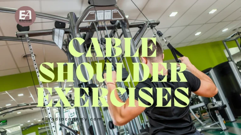 Cable shoulder exercises