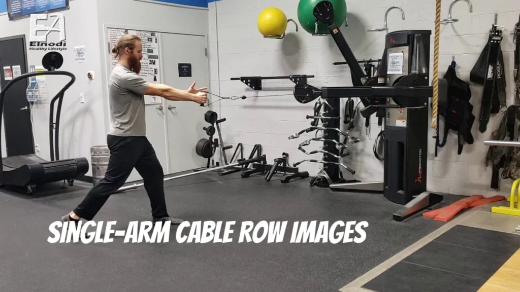 Single-arm cable row