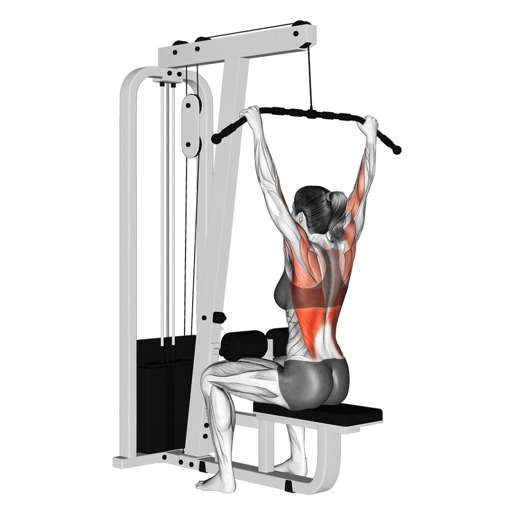 How to do The Wide-Grip Lat Pulldown