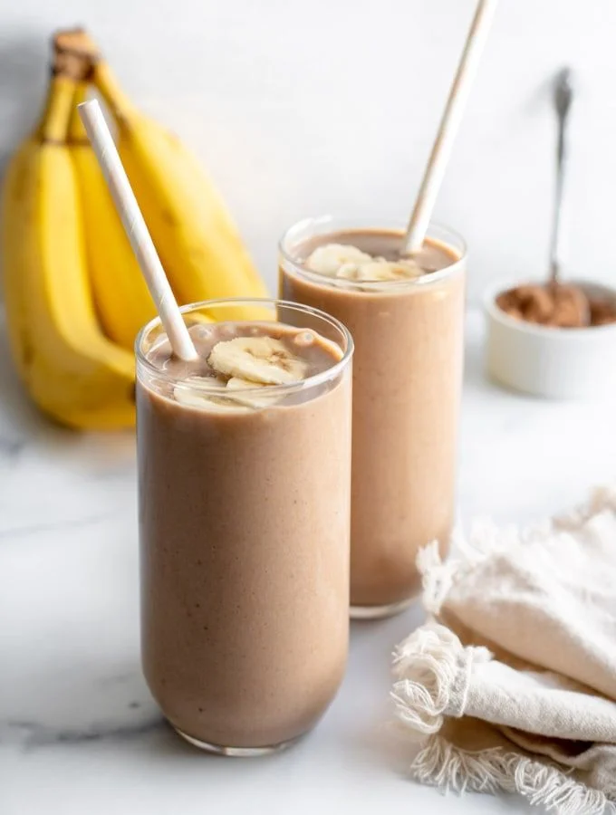 Chocolate-Banana Protein Smoothie
