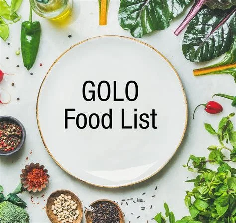 Golo Diet Foods List