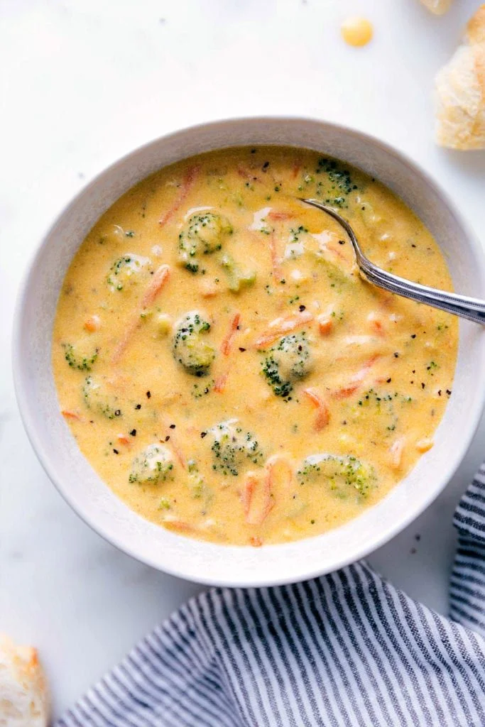 Creamy Broccoli and Cheddar Soup